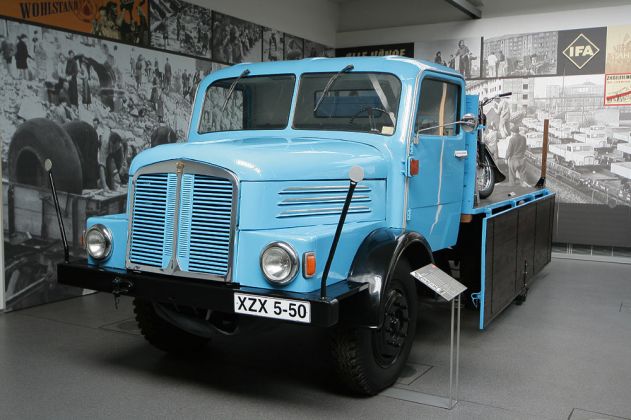 Horch H 3 A - Neuanfang im Lkw-Bau nach dem 2. Weltkrieg - Baujahre 1950 bis 1959 - August-Horch-Museum Zwickau
