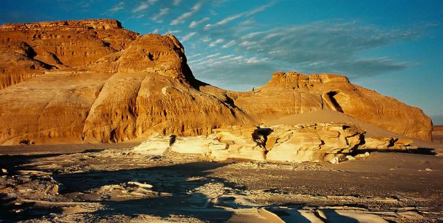 In der Wüste Sinai - die Fels-Formation 'Das ruhende Kamel'