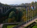 Parc de la  Pétrusse mit der Pont Adolphe - Luxemburg Stadt - Stad Lëtzebuerg - Ville de Luxembourg