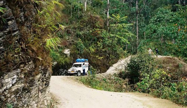  Sikkim, im Himalaya mit dem Jeep unterwegs nach Yuksom
