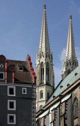 Die Zwillingstürme der Peterskirche - Görlitz an der Neisse