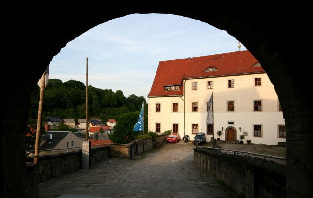 Hohnstein, Aufgang zur Burg - Sächsische Schweiz