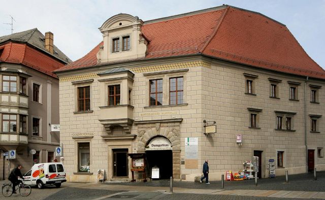 Zittau - das Dornspachhaus, Renaissancebau aus dem Jahre 1553 