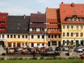 Stolpen, Fassaden am Markt - Sächsische Schweiz