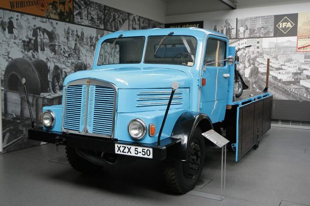 Horch H 3 A, Baujahre 1950 bis 1959 - Neuanfang im Lkw-Bau der ehem. DDR nach dem 2. Weltkrieg