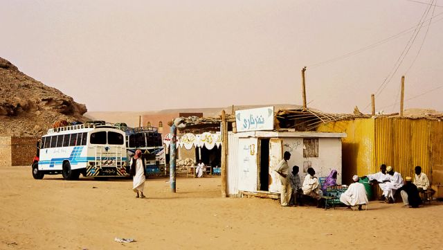 Wadi Halfa - die Busstation