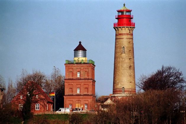 Schinkelturm von 1826 und Neuer Leuchtturm von 1905 - Kap Arcona, Insel Rügen - Mecklenburg-Vorpommern