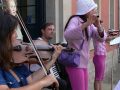 Romantik Bad Rehburg - Musiker vor dem Neuen Badehaus