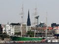 Städtereise HamburgRickmer Rickmers, Museums- und Denkmalschiff im Hamburger Hafen der St. Pauli-Landungsbrücken 