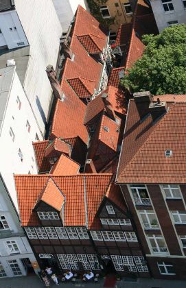 Dächer am Kreyenkamp am Hamburger Michel - Freie und Hansestadt Hamburg