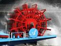 Das Schauffelrad des Mississipidampfers Louisiana Star der Reederei Abicht - Hafenrundfahrt Hamburg 