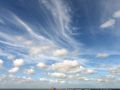  Blick auf Bremerhaven und die Aussenweser von der Aussichtsplattform auf dem Atlantic Hotel Sail City, Seestadt Bremerhaven