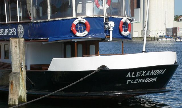 Alexandra - Museumsdampfer in Flensburg