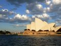 Abendstimmung am Sydney Opera House - Blick vom First Fleet Park am Circular Quay