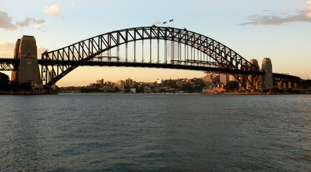 Sydneys Harbour Bridge und North Sydney