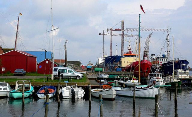 Marstal Hafen, Ziel auf der Insel Ærø für Segeltörns in der dänischen Südsee  - Dänemark