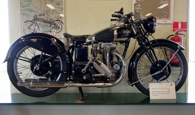 Rudge-Ulster - Motorradmuseum Stubbeköbing, Stubbekøbing Motorcykelmuseum