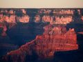 Blue Hour - Grand Canyon South Rim Trail zwischen YavapaI Point und Mather Point zum Sonnenuntergang