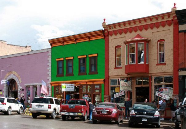 Die Greene Street in Silverton, Colorado