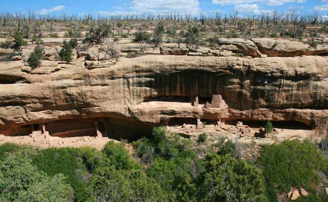 Navajo Canyon, Mesa Verde National Park - antike Häuser der Anasazi