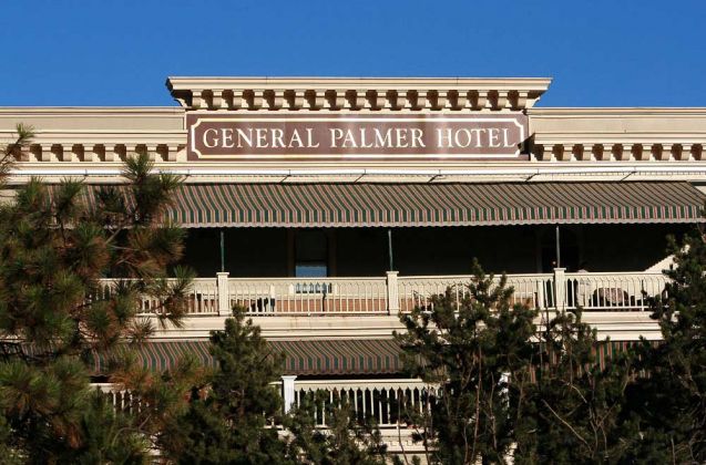 Das General Palmer Hotel in Durango am Million Dollar Highway in Colorado