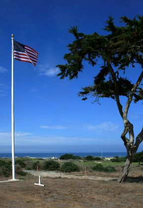 Point Pinos Lighthouse, Pacific Grove bei Monterey - California Highway One an Kaliforniens Pazifikküste.