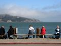 Promenade am Yee Tock Chee Park am Bridgeway, Sausalito - San Francisco Bay, Kalifornien