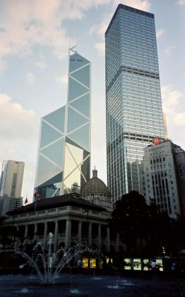 Der Bank of China Tower auf Hongkong Island