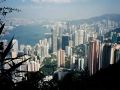 Hongkong Panorama - der Blick vom Hongkong Peak auf Hongkong Island