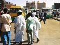 Khartoum - die Busstation im zentralen Souk al Arabija.