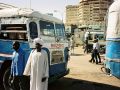 Khartoum - die Busstation im zentralen Souk al Arabija.