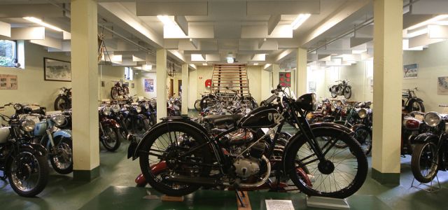 DKW Motorrad-Oldtimer RT 100 - Motorradmuseum Stubbeköbing, Stubbekøbing Motorcykelmuseum