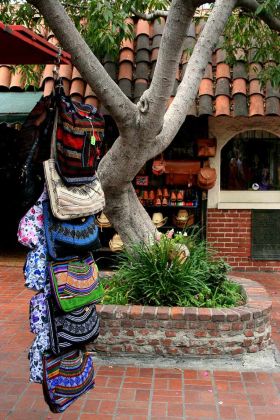 Olvera Street, Los Angeles Plaza Historic District - El Pueblo de Los Angeles, Kalifornien