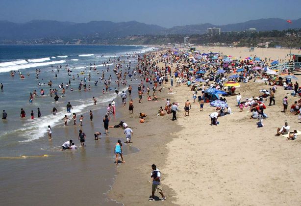 Santa Monica Beach, Los Angeles - Kalifornien