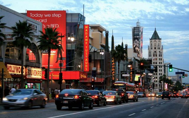 Hollywood-Boulevard in Hollywood, Los Angeles - Kalifornien