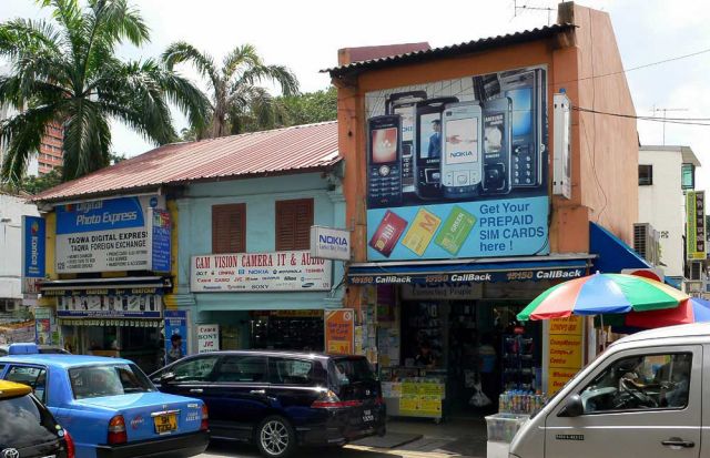 Städtereise Singapur - Technik-Shops in Little India