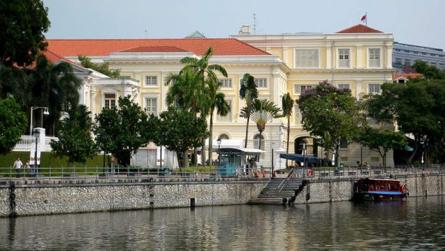 Singapur, Waterfront & Quays - das Asian Civilisations Museum am Singapore River