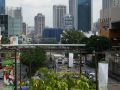 Singapur, Chinatown - Fussgängerbrücke über die Strassen New Bridge Road und EU Tong Sen Street
