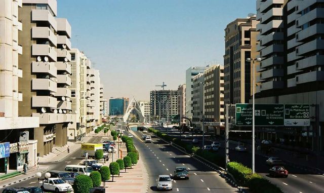 Dubai Deira in den Vereinigte Arabische Emiraten am Persischen Golf