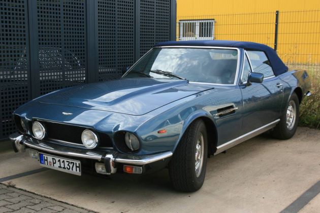 Aston Martin Vantage Volante Cabriolet, Bauzeit 1977 bis 1989 Aston Martin Vantage Volante Cabriolet, Bauzeit 1977 bis 1989