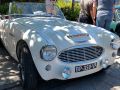 Die dynamische Front des Austin-Healey100/Six – Quiberon Auto Passsion in der Bretagne im Westen Frankreich