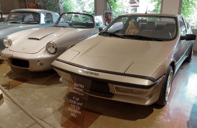 Maison de l'Automobile, das Automuseum von Lohéac in der Bretagne - Matra Murena, Baujahr 1982 Maison de l'Automobile, das Automuseum von Lohéac in der Bretagne - Matra Murena, Baujahr 1982