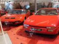 Maison de l'Automobile, das Automuseum von Lohéac in der Bretagne - De Tomaso Pantera GTS, Baujahr 1972 und Venturi 260, Baujahr 1989