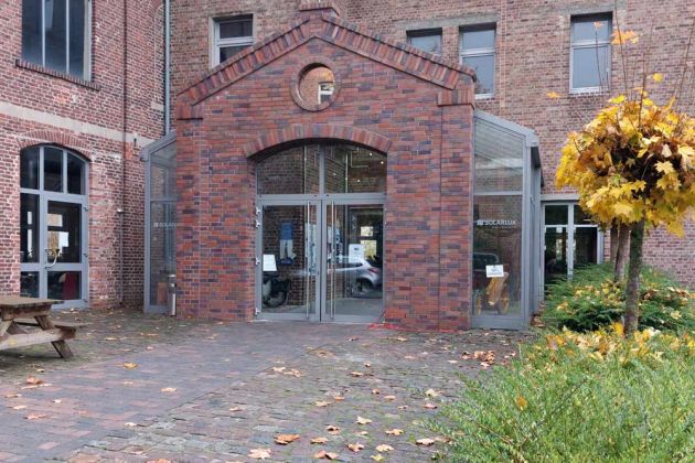 Automuseum Melle im Osnabrücker Land - der Eingang im Innenhof