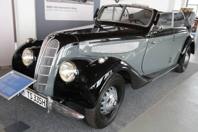 BMW 335 viertüriges Kabriolett - Sechszylinder-Reihenmotor 3485 ccm, 90 PS - Bauzeit 1939 bis 1941