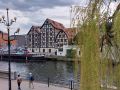 Bydgoszcz, Bromberg - die Fachwerkspeicher aus dem 18. Jahrhundert an der Brda