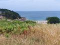 Der Badestrand 'Anse du Croc' nahe Pl&eacute;h&eacute;rel an der C&ocirc;te d&rsquo;&Eacute;meraude