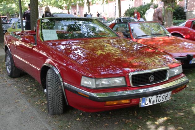 Chrysler TC by Maserati, Bauzeit 1990 bis 1991 - 3,0-Liter-Mitsubishi V 6-Motor, 143 PS Chrysler TC by Maserati, Bauzeit 1990 bis 1991 - 3,0-Liter-Mitsubishi V 6-Motor, 143 PS