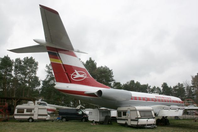 Luftfahrtmuseum Finowfurt - Tupolev TU-134, Verkehrsflugzeug der DDR-Airline Interflug Luftfahrtmuseum Finowfurt - Tupolev TU-134, Verkehrsflugzeug der DDR-Airline Interflug