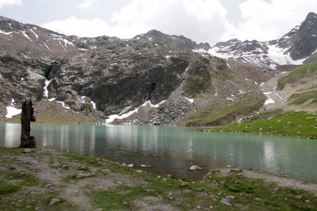 Die Kaunertaler Gletscherstrasse, der Weißsee Die Kaunertaler Gletscherstrasse, der Weißsee
